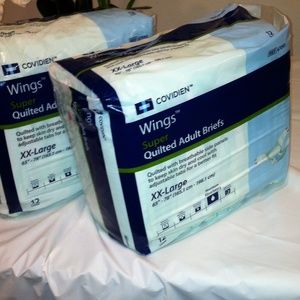 Brand New Covidien Adult Briefs- 24 Qty.